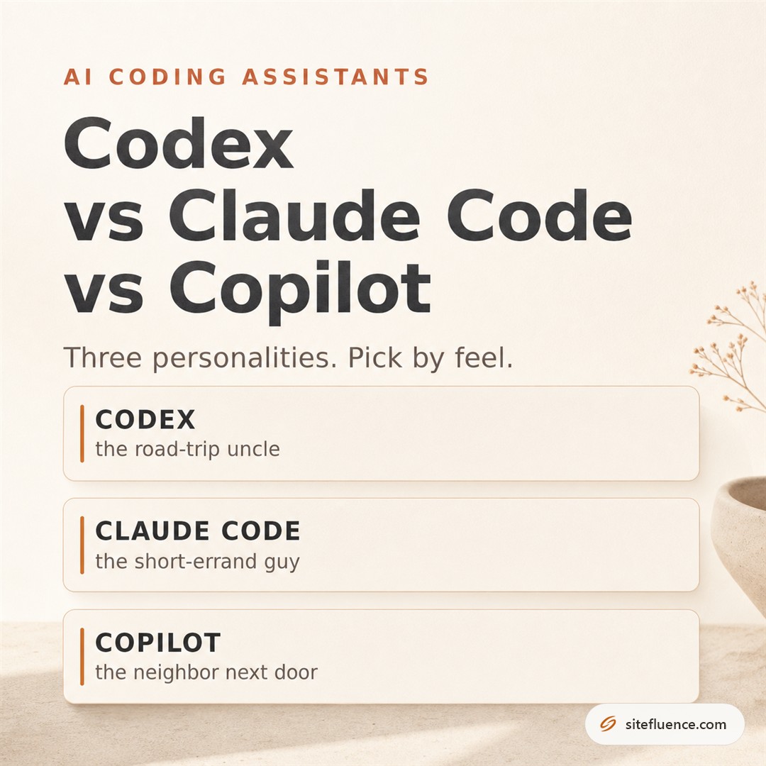 Codex vs Claude Code vs GitHub Copilot: 2026 Numbers - Sitefluence